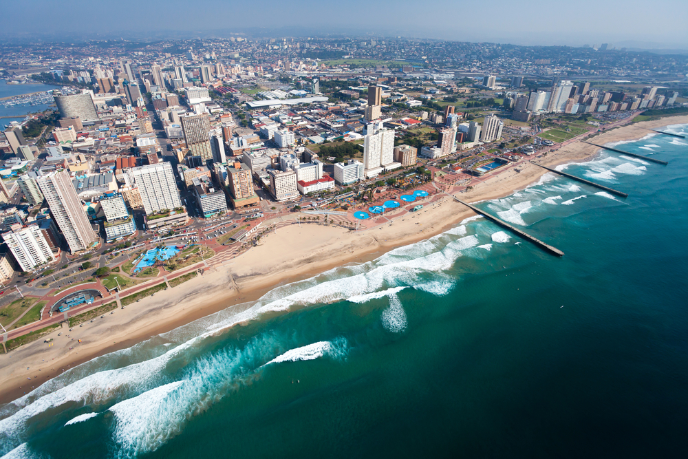 Durban, Puente entre Asia y África Playas en el mundo